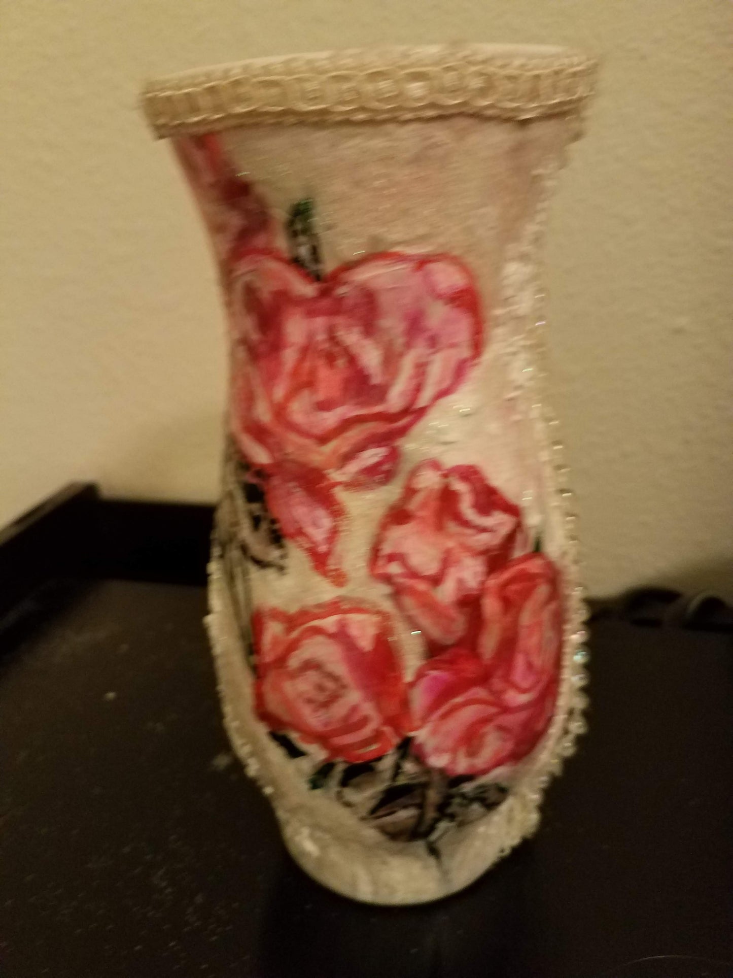 Hand painted vases