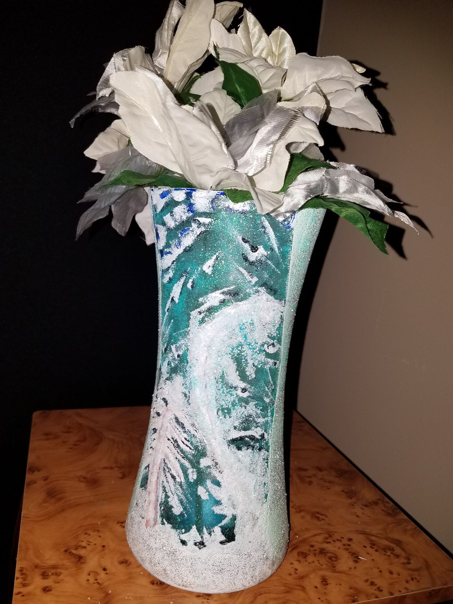Hand painted vases