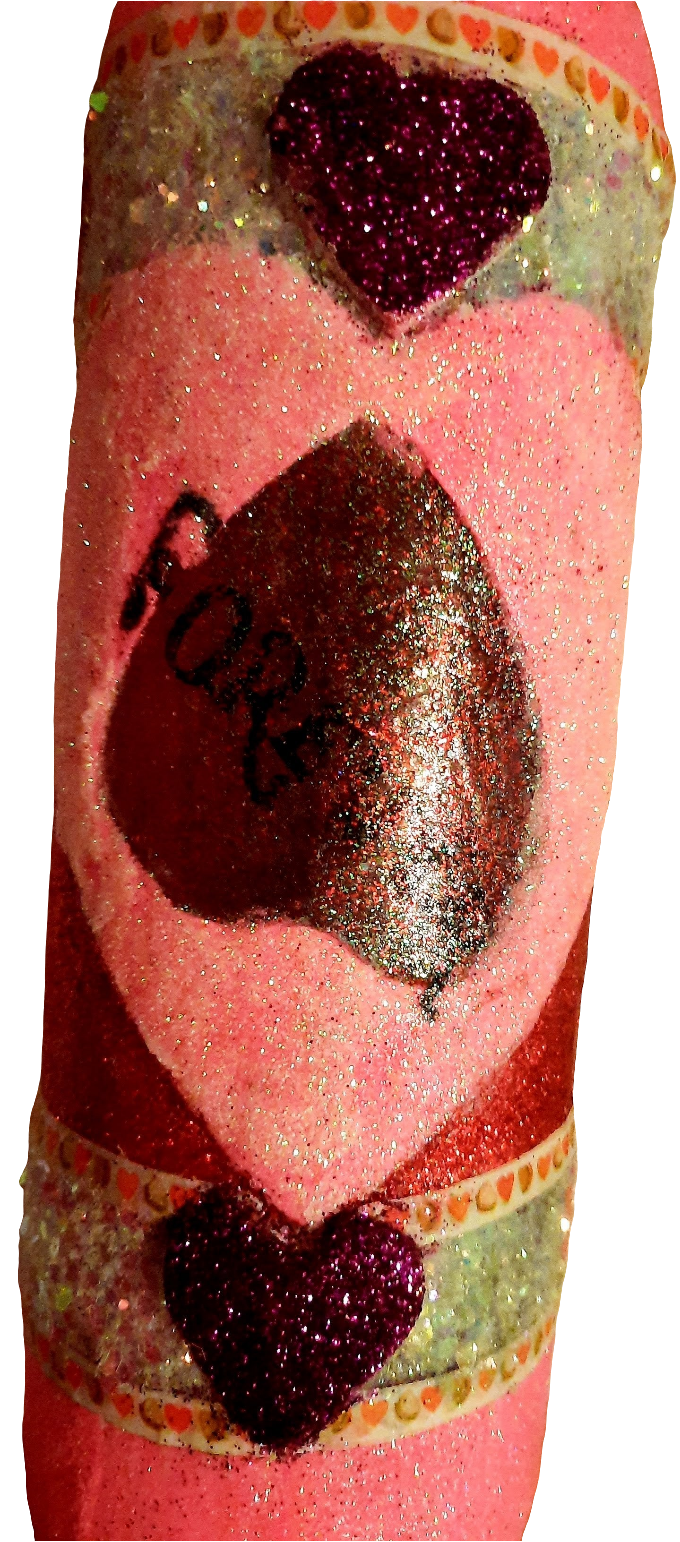 Decorative Wine Bottles for Valentine's Day