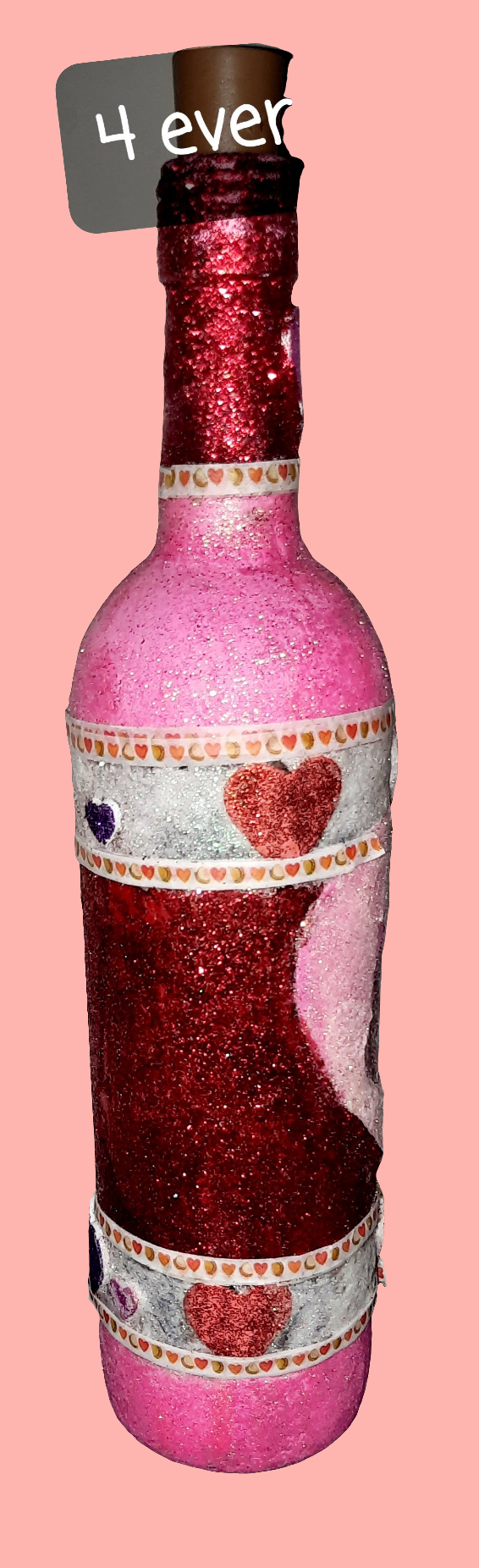 Decorative Wine Bottles for Valentine's Day
