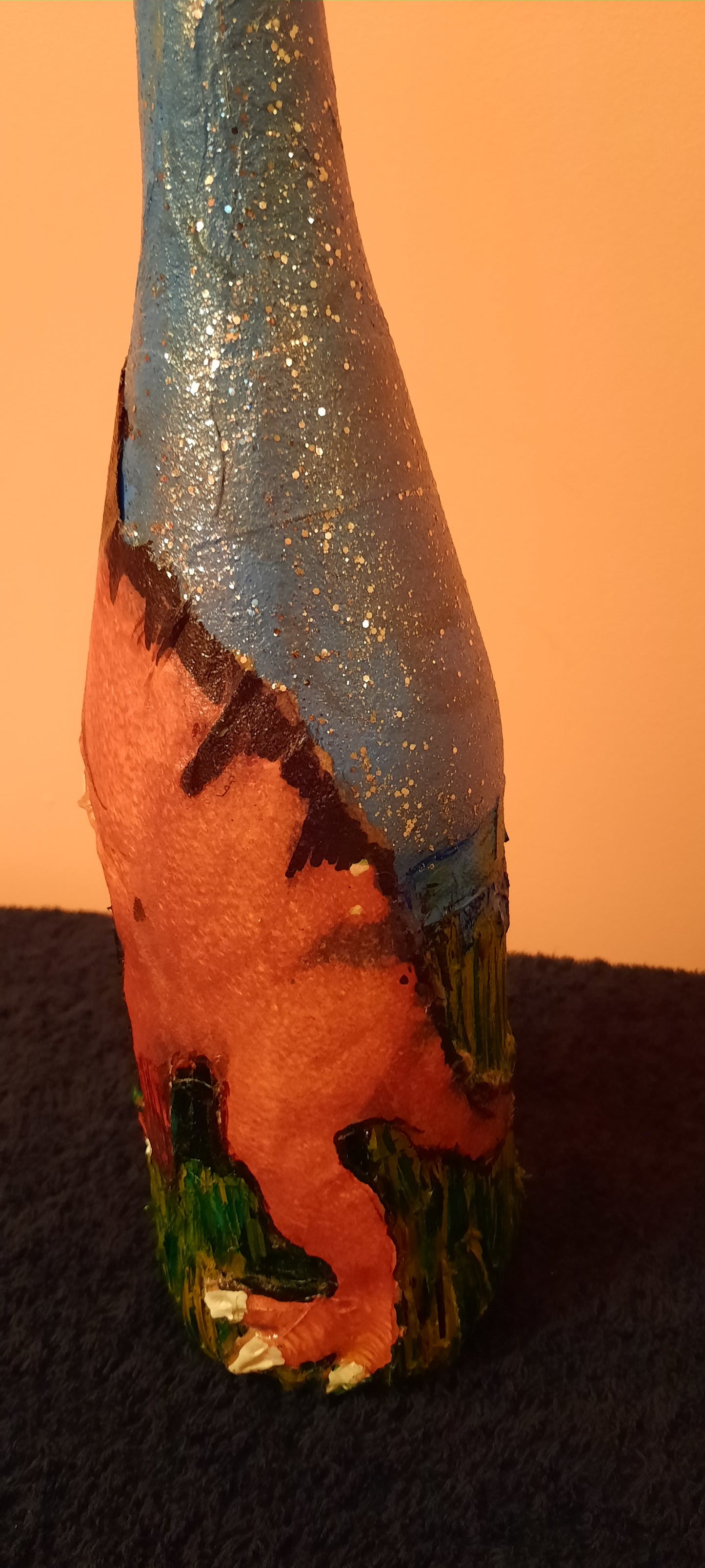 One of a kind battery operated decorative bottles