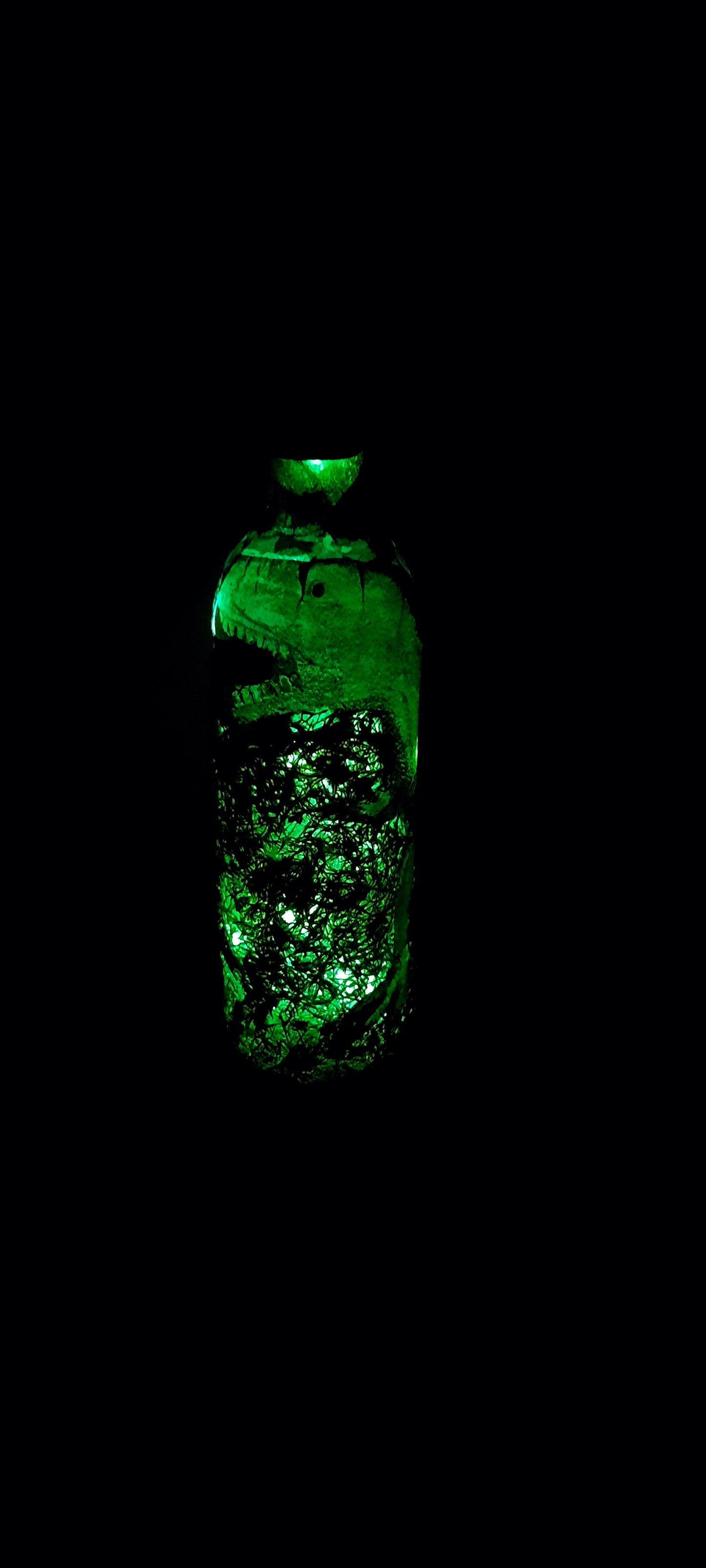 One of a kind battery operated decorative bottles