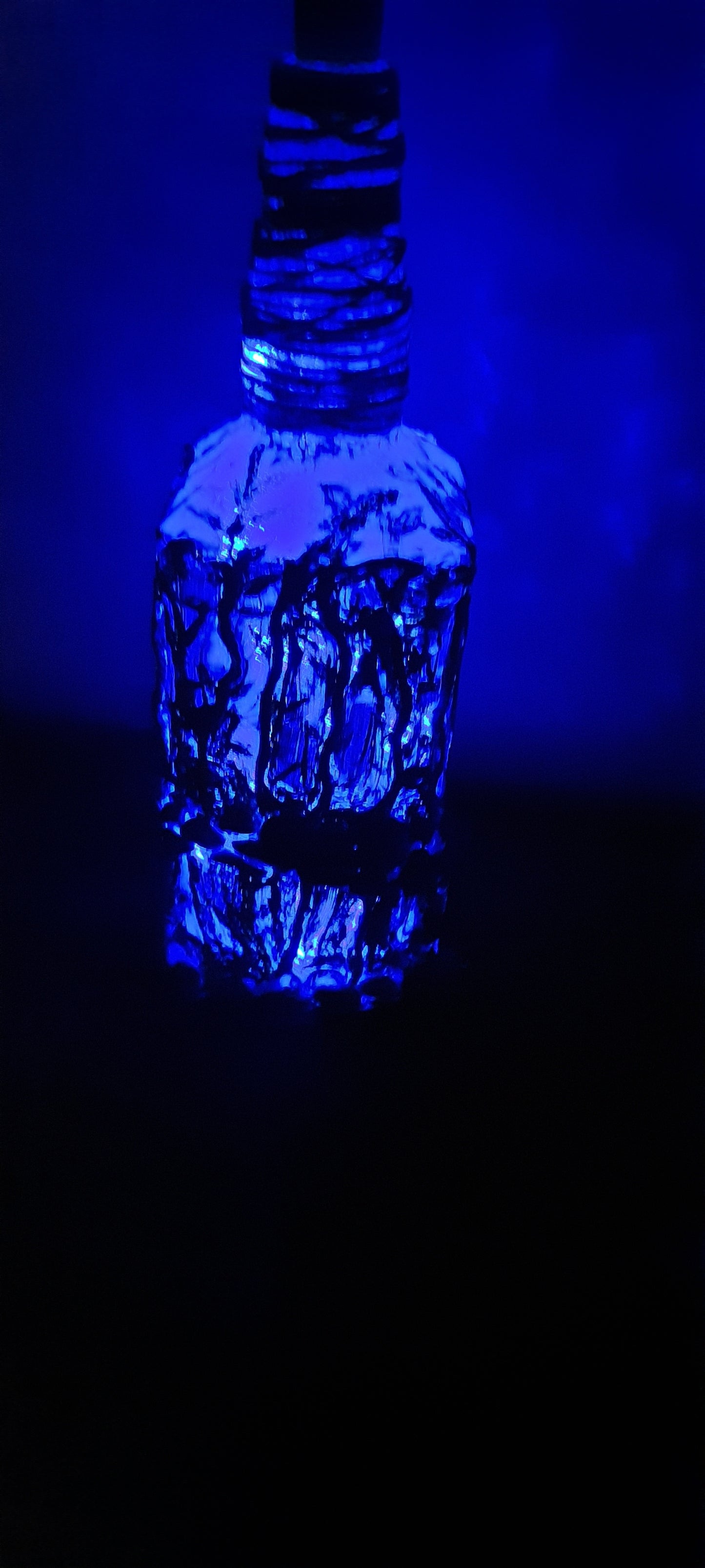 One of a kind battery operated decorative bottles
