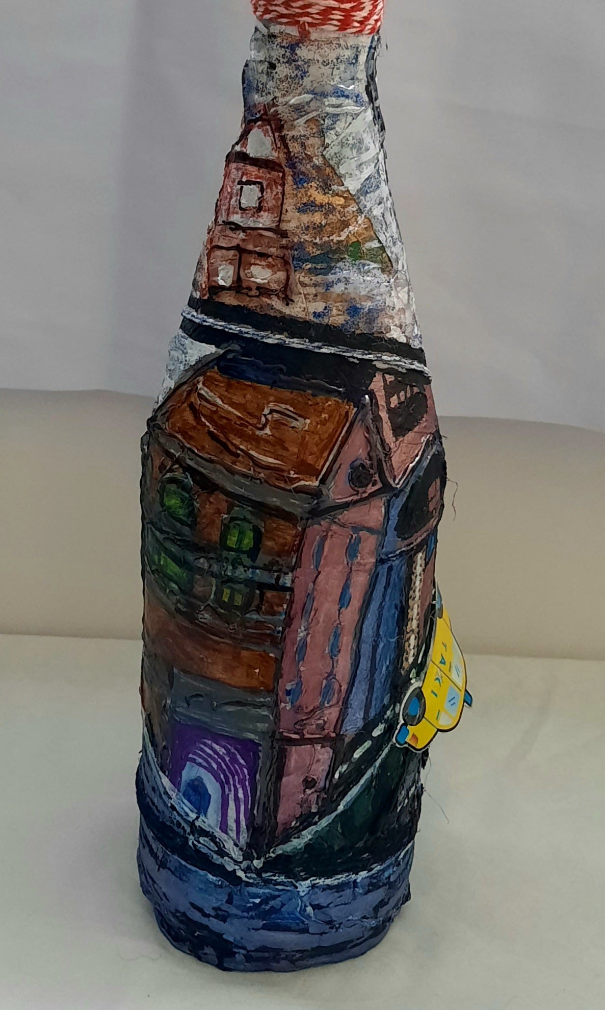 One of a kind battery operated decorative bottles