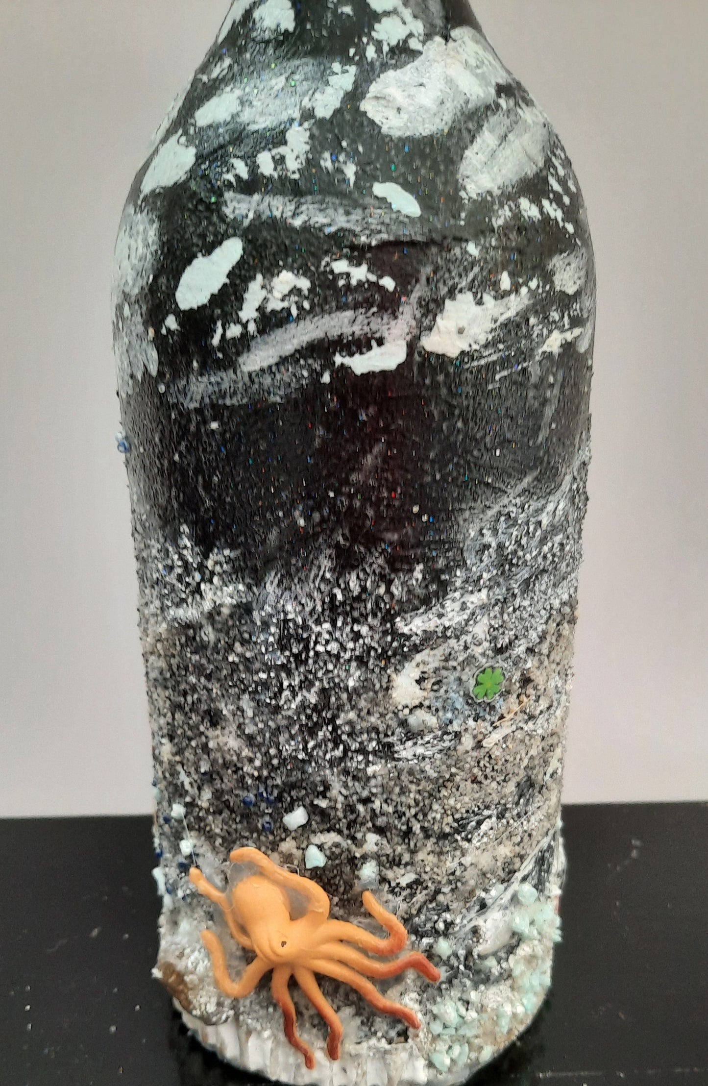 One of a kind battery operated decorative bottles