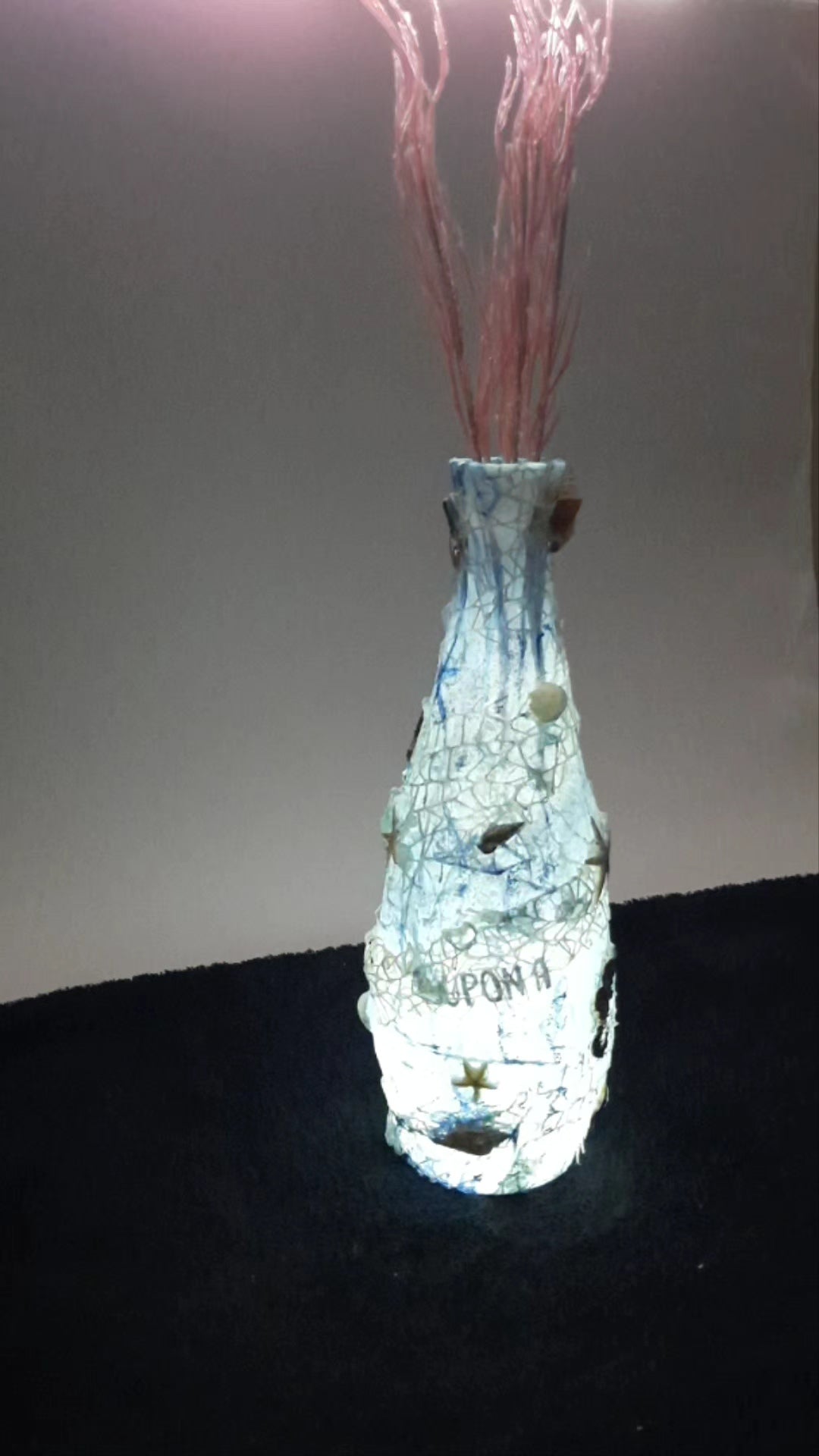 Unique collection of beach and ocean bottles